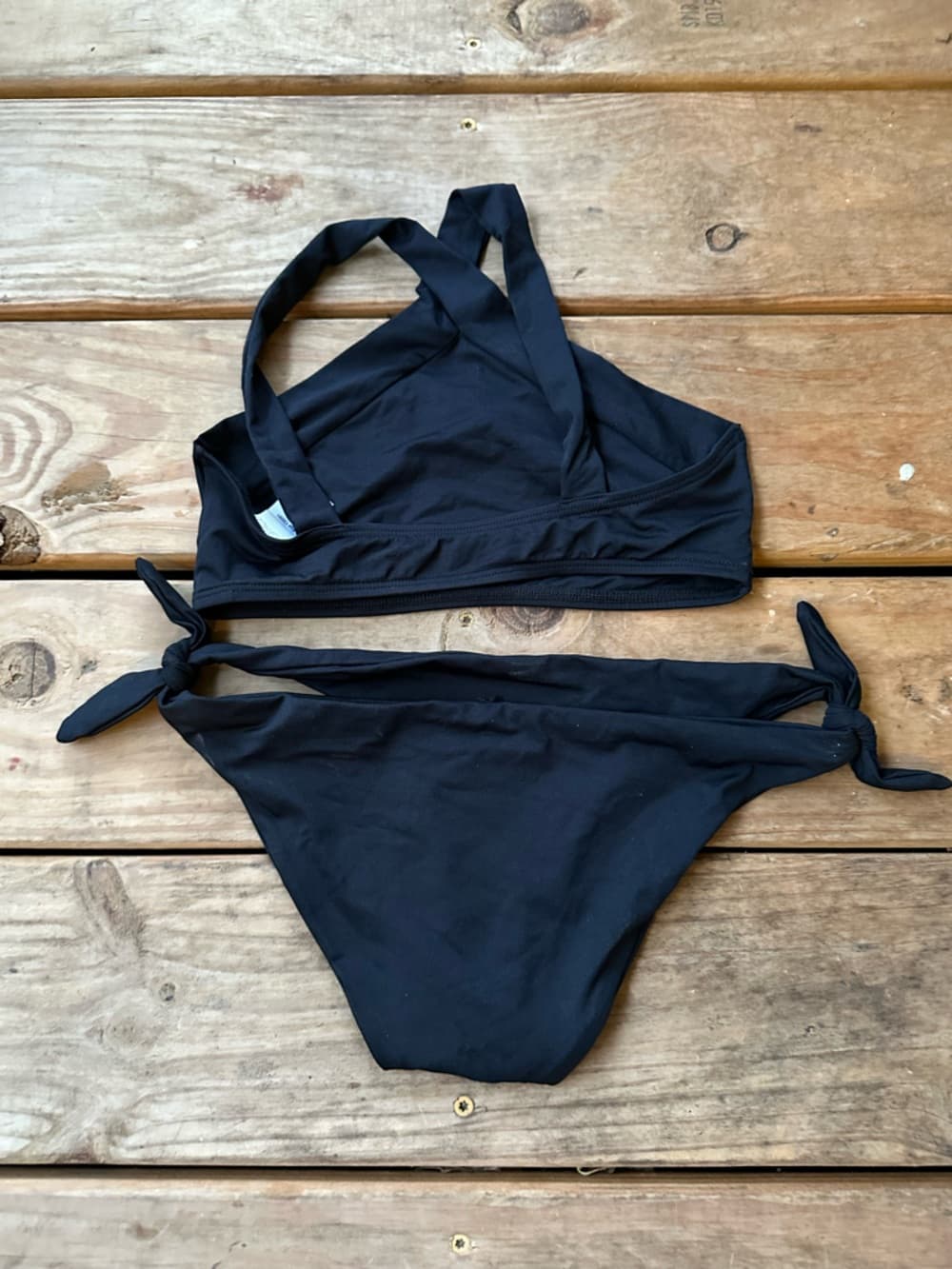 NWOT L*Space high neck bikini set black - Thumbnail 2