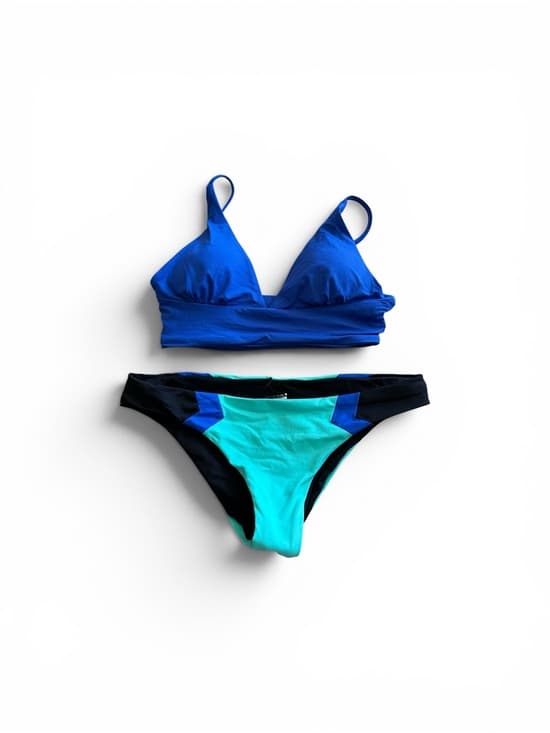 NWOT L*Space Olivia Mia bikini set royal blue - Thumbnail 6