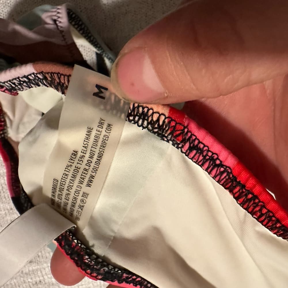 Solid and Striped Elle bikini top Malibu stripe - Thumbnail 3