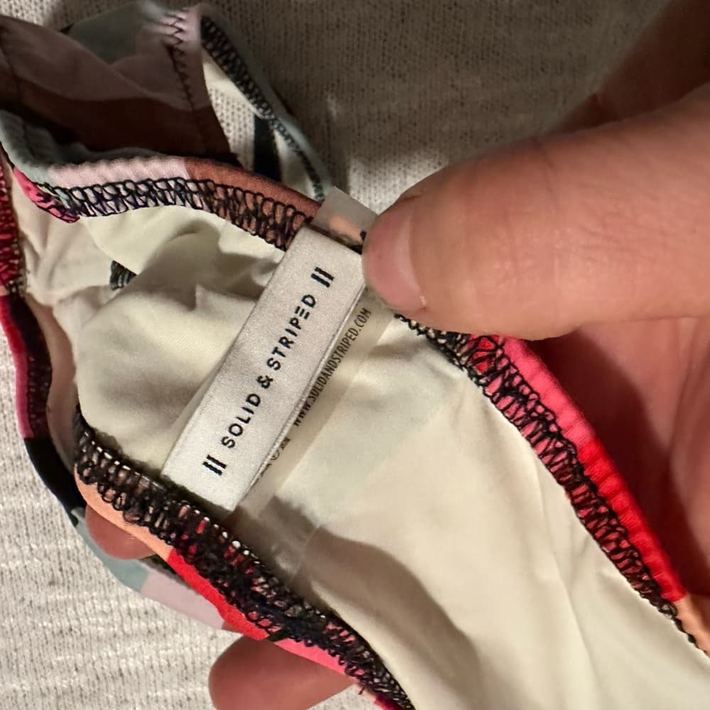 Solid and Striped Elle bikini top Malibu stripe - Thumbnail 2