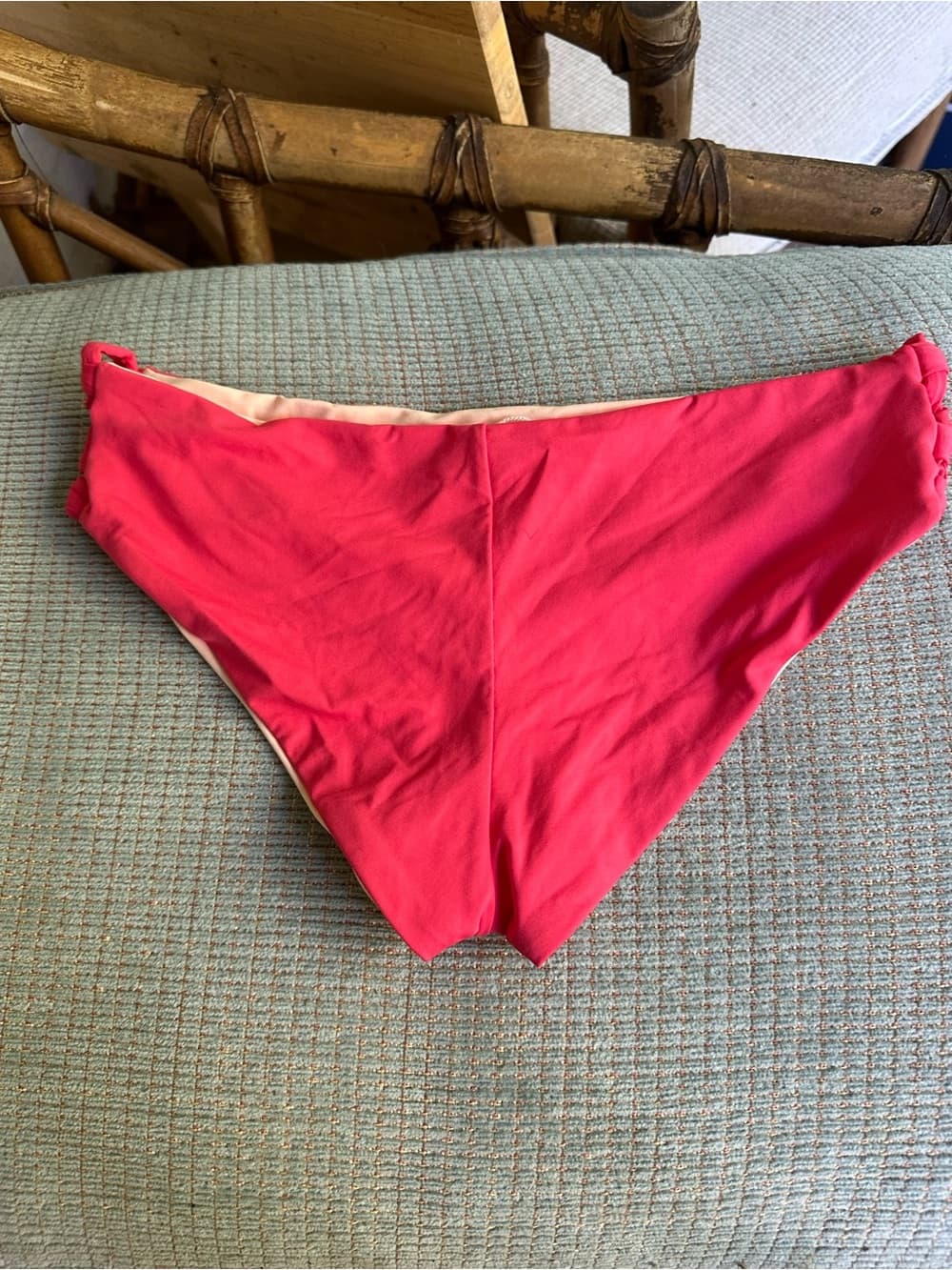 NWOT L*Space bikini bottoms red cream small - Thumbnail 3