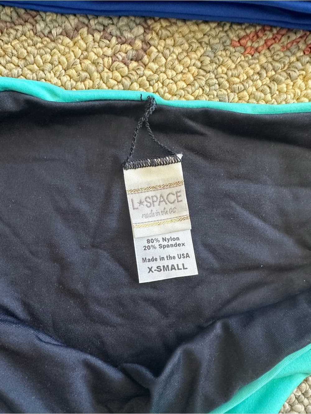 NWOT L*Space Olivia Mia bikini set royal blue - Thumbnail 2