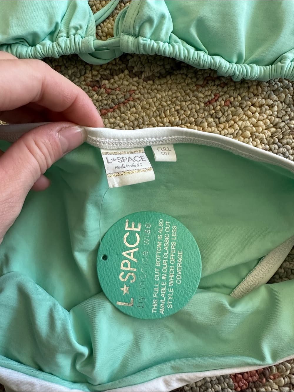 NWT L*Space bikini set seafoam extra small - Thumbnail 2