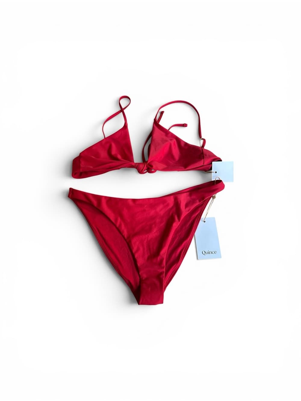 NWT Quince bikini set cherry red - Thumbnail 5
