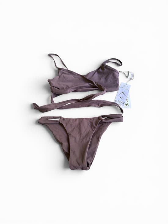 NWT L*Space Chloe bikini set grey extra small - Thumbnail 6