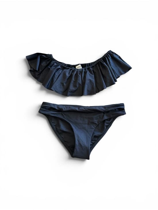 NWOT L*Space Hey Girl Breakers bikini set black small - Thumbnail 5