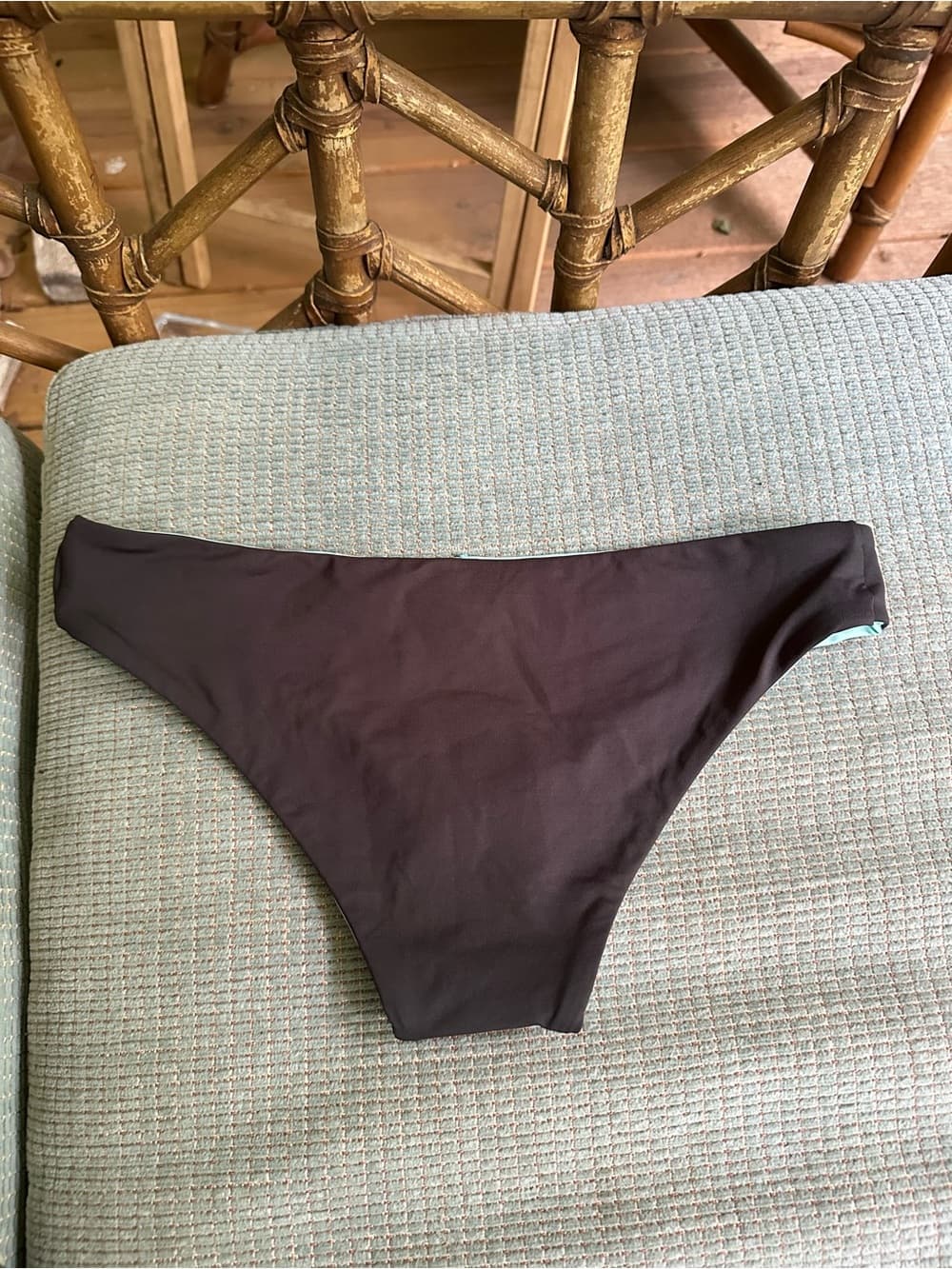 NWOT L*Space bikini bottoms grey light blue - Thumbnail 3