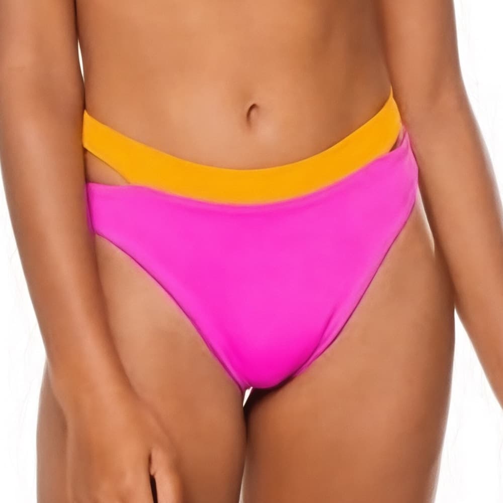 NWOT L*Space Emmy bikini bottoms fuchsia orange - Thumbnail 4