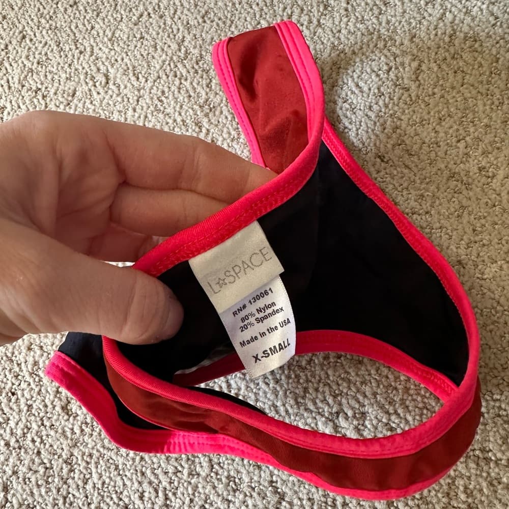 NWOT L*Space bitsy cut colorblock bikini bottoms - Thumbnail 4