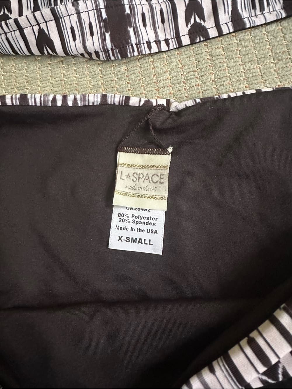 NWOT L*Space Chloe Breakers bikini set extra small - Thumbnail 2