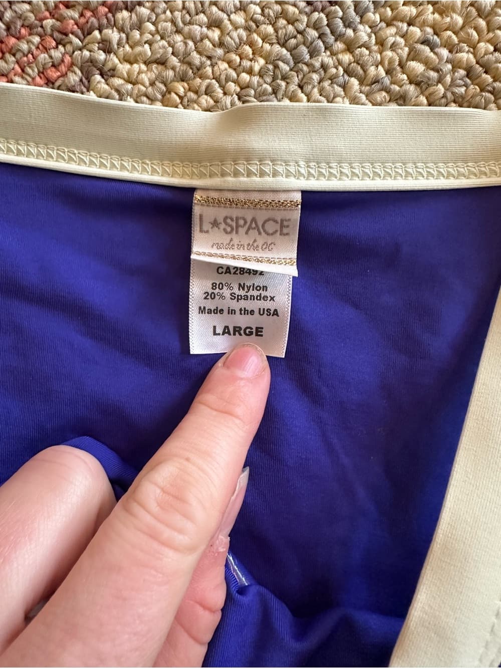 NWOT L*Space bikini bottoms royal blue - Thumbnail 2