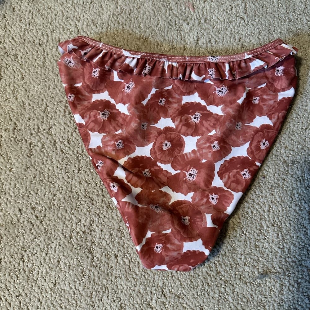 NWOT Juillet swim floral bikini bottoms - Thumbnail 3