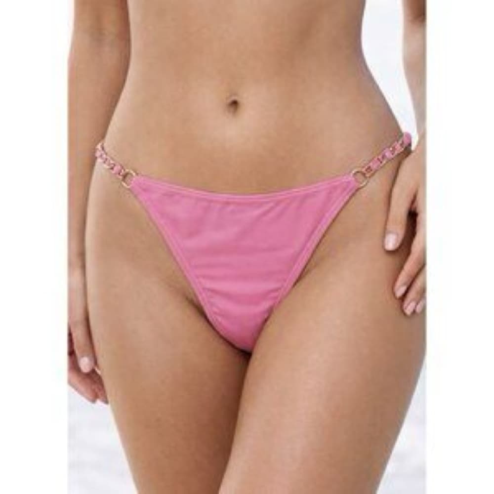NWT Jonathan Simkhai chain link bikini bottoms Cherry Blossom - Thumbnail 4