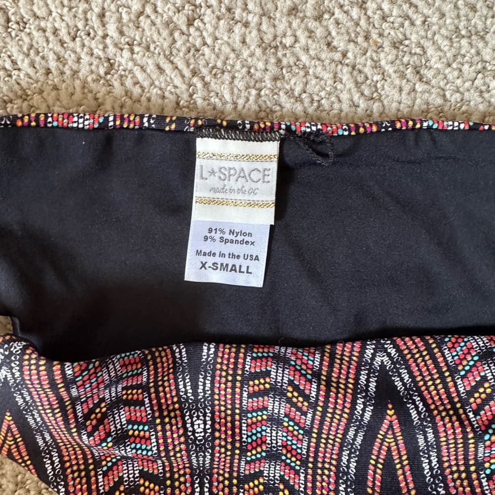 NWOT L*Space Low Down tribal bikini bottoms - Thumbnail 2