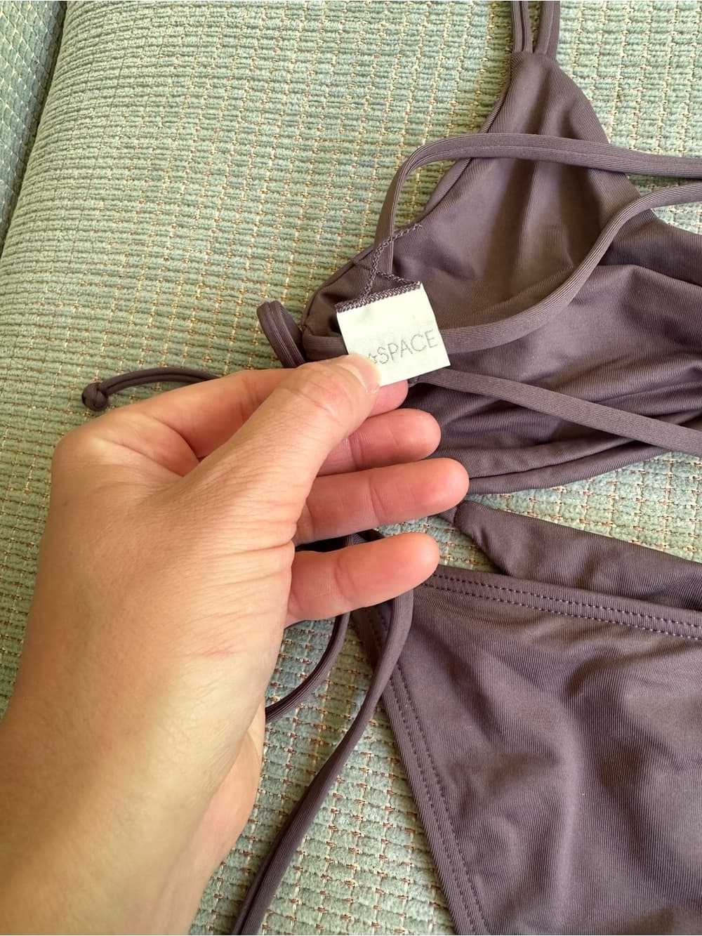 NWOT L*Space Hartley bikini set grey small - Thumbnail 3