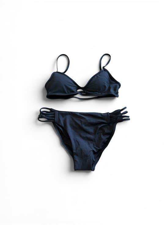 NWOT L*Space Low Down bikini set black small - Thumbnail 6