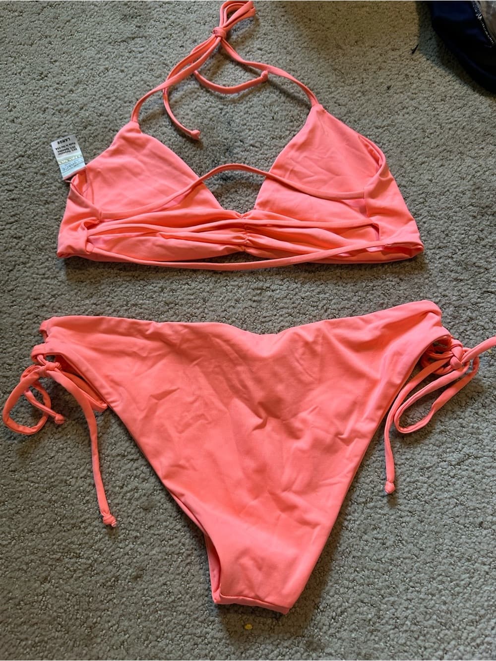 NWOT L*Space bikini set coral large - Thumbnail 3