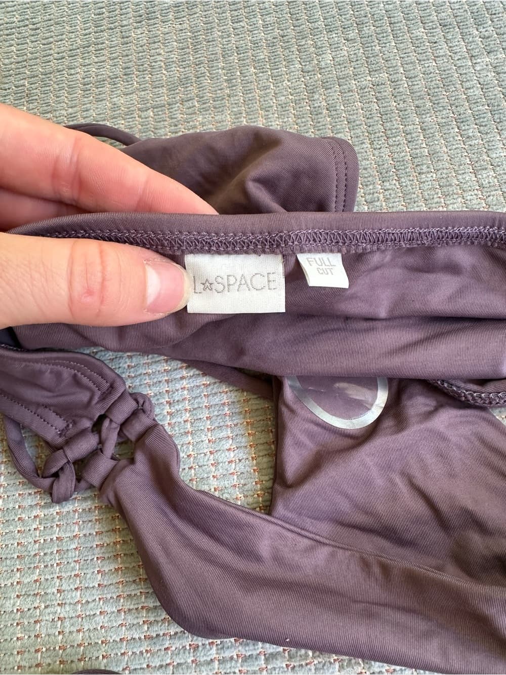 NWOT L*Space Hartley bikini set grey small - Thumbnail 4