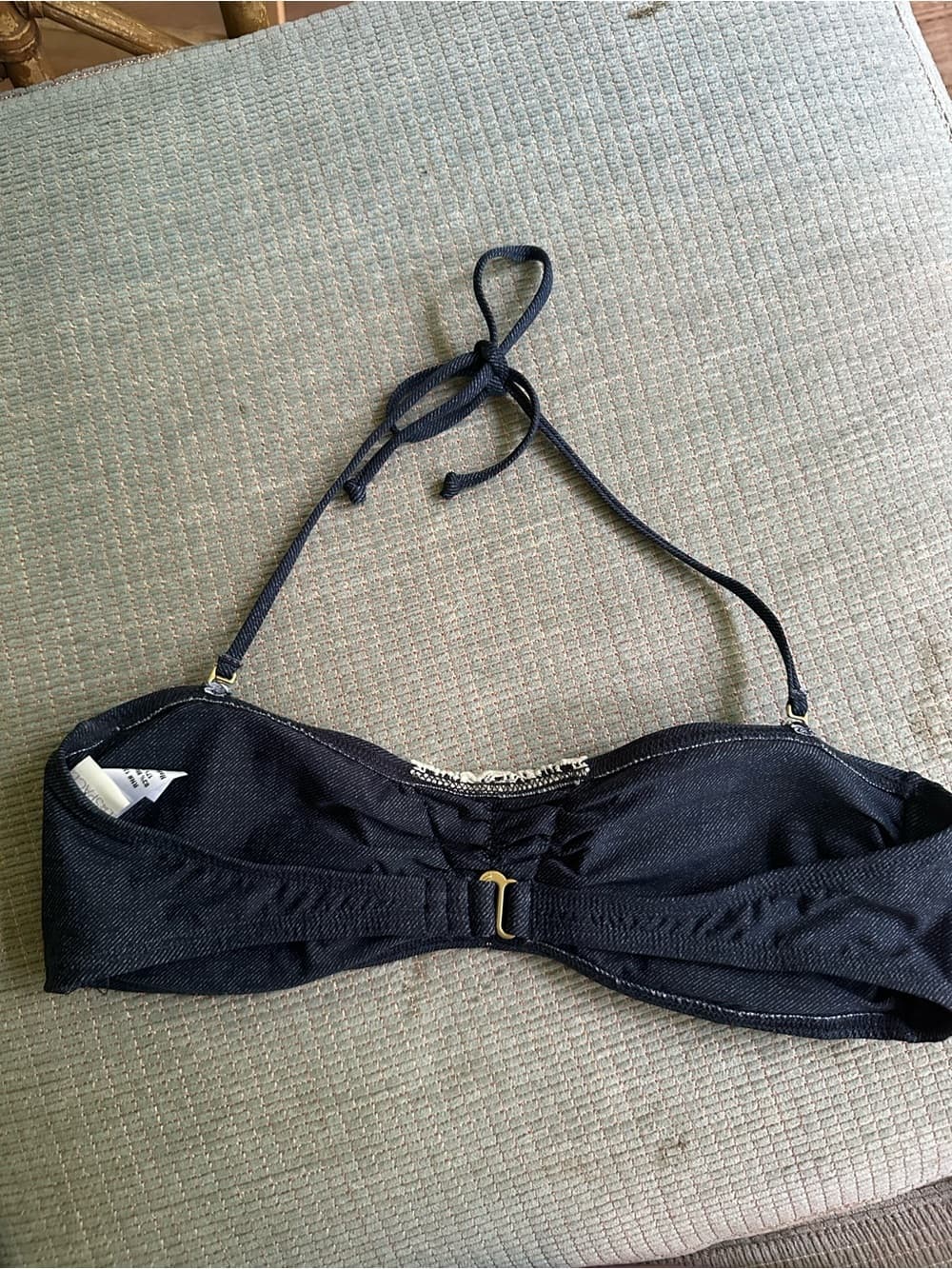 NWOT L*Space bandeau crochet bikini top large - Thumbnail 2