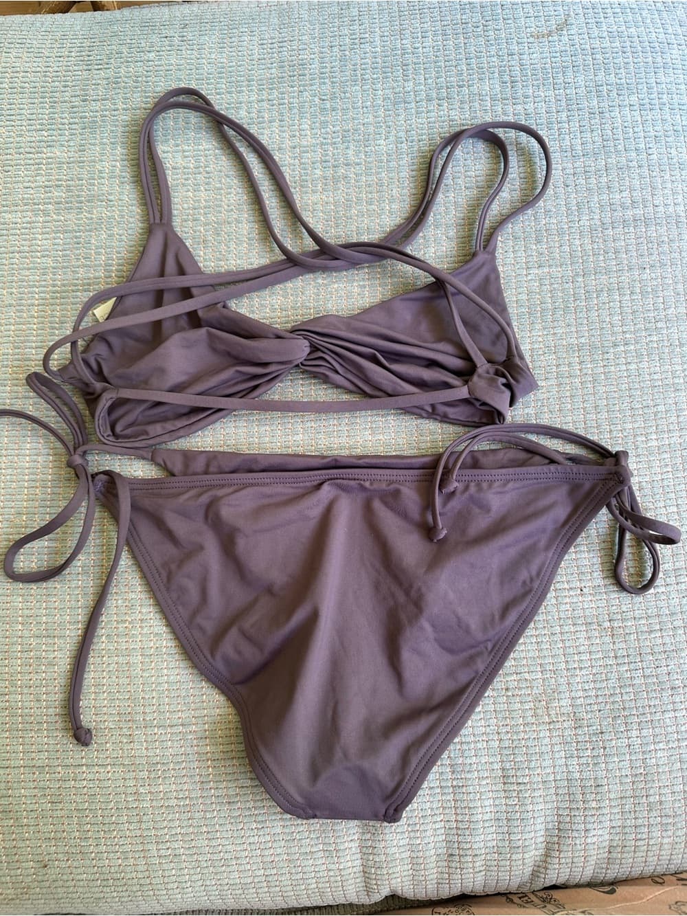 NWOT L*Space Hartley bikini set grey small - Thumbnail 2
