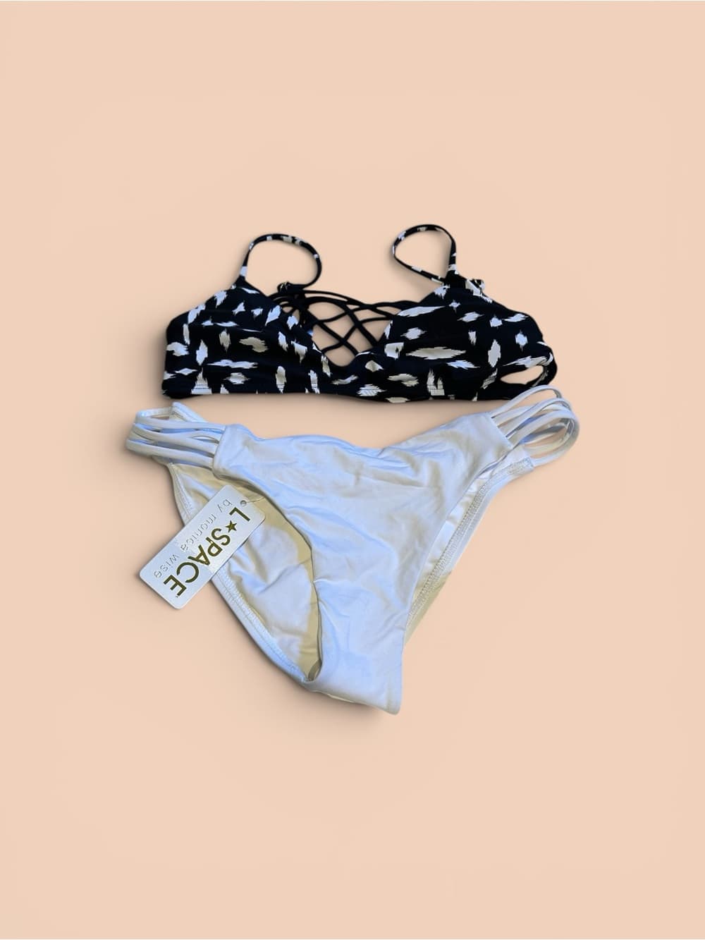 NWT L*Space Jaime Low Down Keep it Wild bikini set small - Thumbnail 5