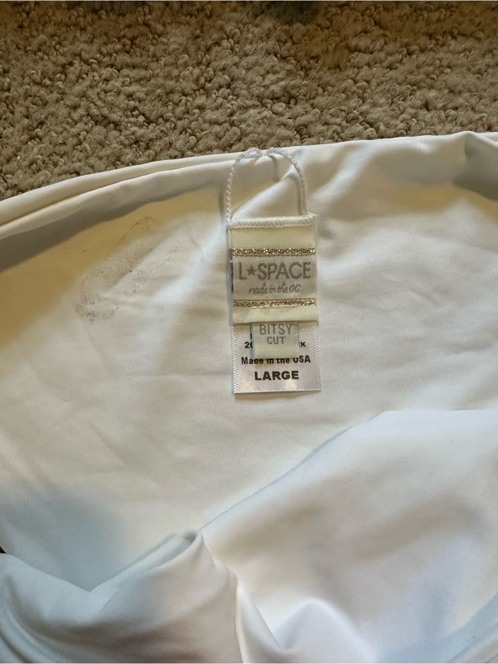 NWOT L*Space bikini set white - Thumbnail 3