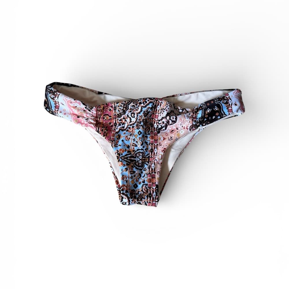 NWOT L*Space Monique bitsy cut bohemian floral bikini bottoms - Thumbnail 4