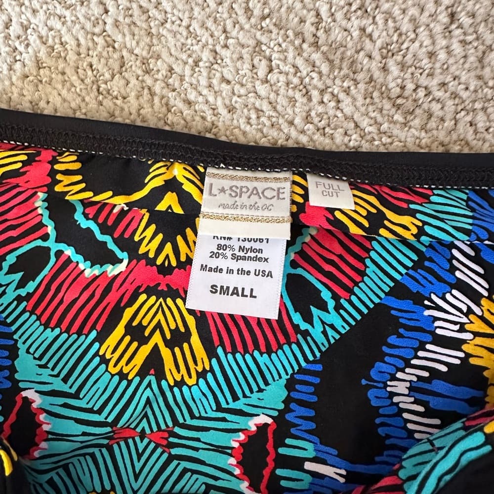 NWOT L*Space Night Tribe bikini bottoms small - Thumbnail 2
