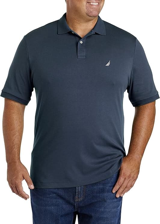 Nautica Black Polo Shirt Men's
