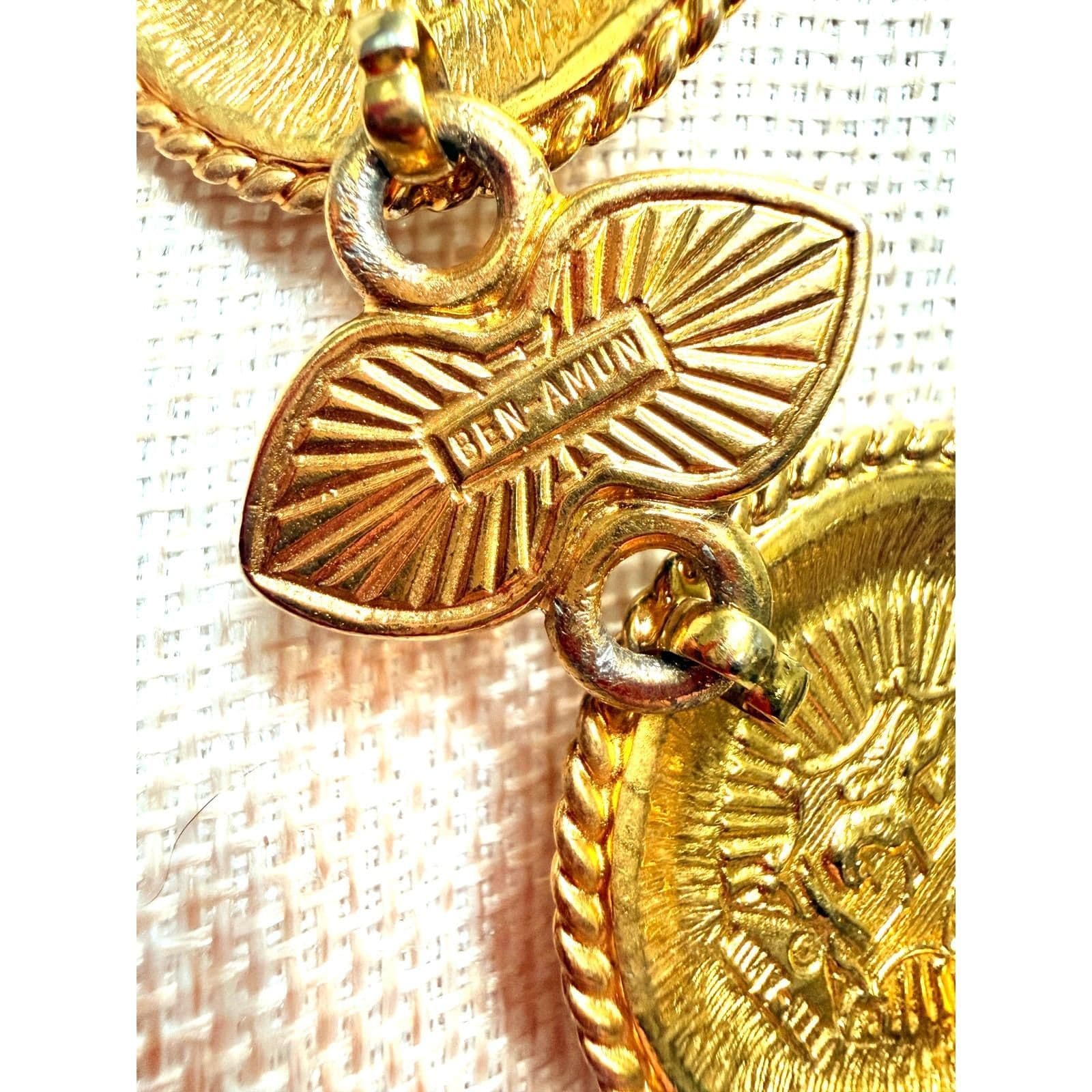 3F. 1980s RARE Ben-Amun Byzantine-Inspired Archived Necklace - Thumbnail 6