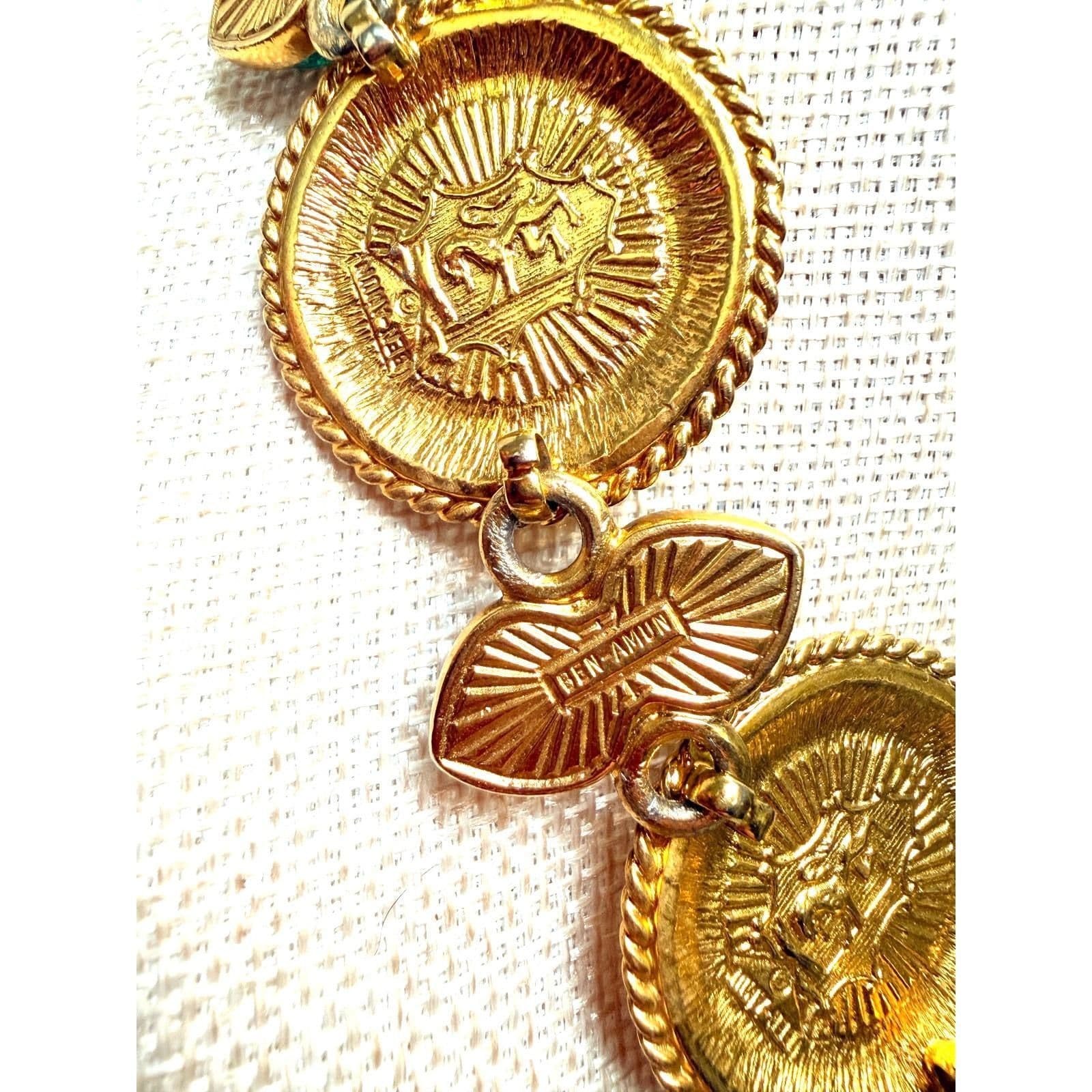 3F. 1980s RARE Ben-Amun Byzantine-Inspired Archived Necklace - Thumbnail 5