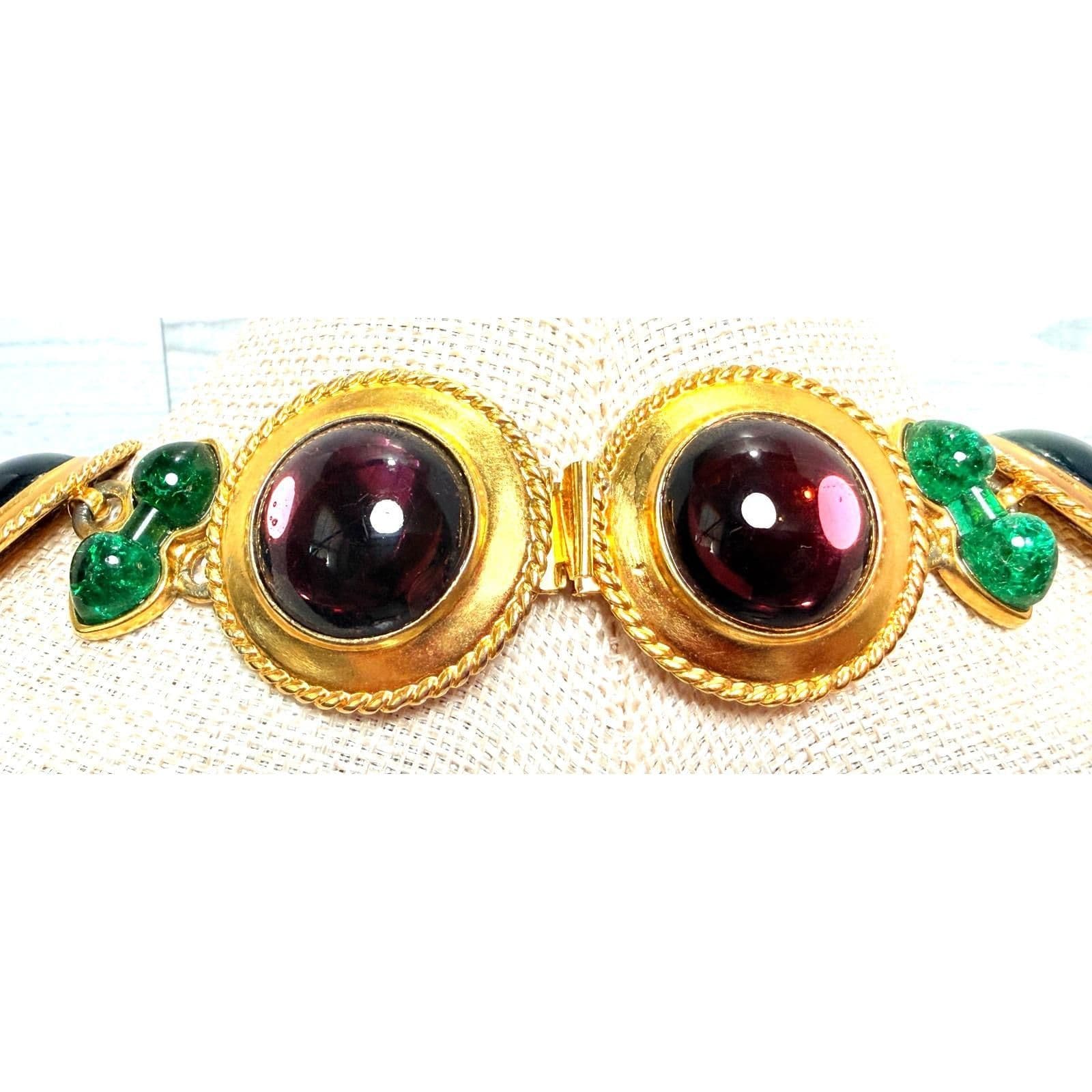 3F. 1980s RARE Ben-Amun Byzantine-Inspired Archived Necklace - Thumbnail 4