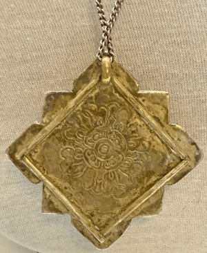 4B. 1900s Tibetan Reliquary Pendant Amulet Necklace - Thumbnail 4