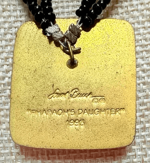 2A6. 1993 Laurel Burch "Pharaoh's Daughter" Necklace - Thumbnail 2