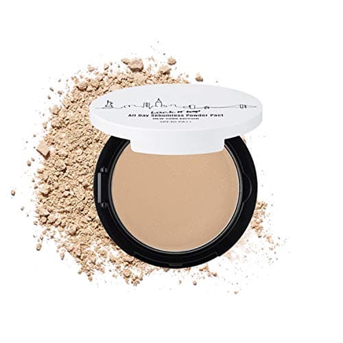 Lock Color, Lock N' Tap All Day Sebumless Powder Pact [02 Buff Beige] Perfect Flawless Silky Finish Pact, Long Lasting Sebum Control Effect, Light Wei