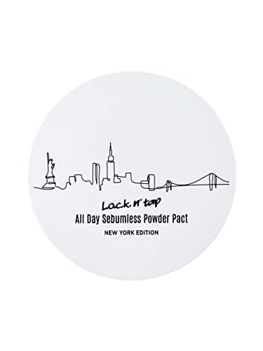 Lock Color, Lock N' Tap All Day Sebumless Powder Pact [02 Buff Beige] Perfect Flawless Silky Finish Pact, Long Lasting Sebum Control Effect, Light Wei - Thumbnail 8