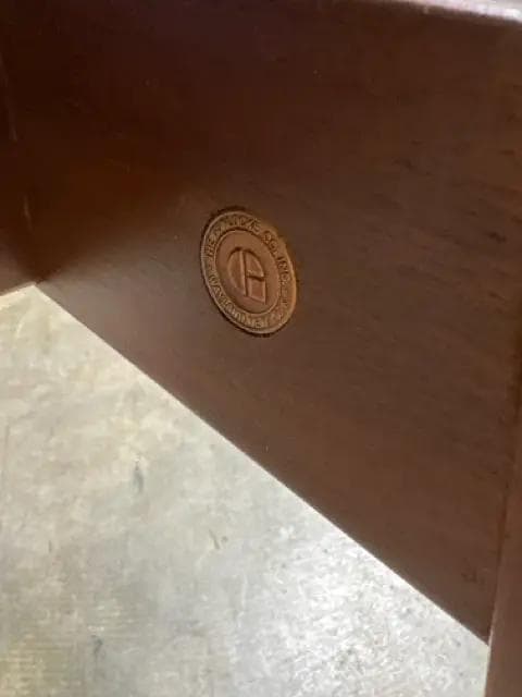 Gunlocke Company MCM Walnut Arm Chair - Thumbnail 3