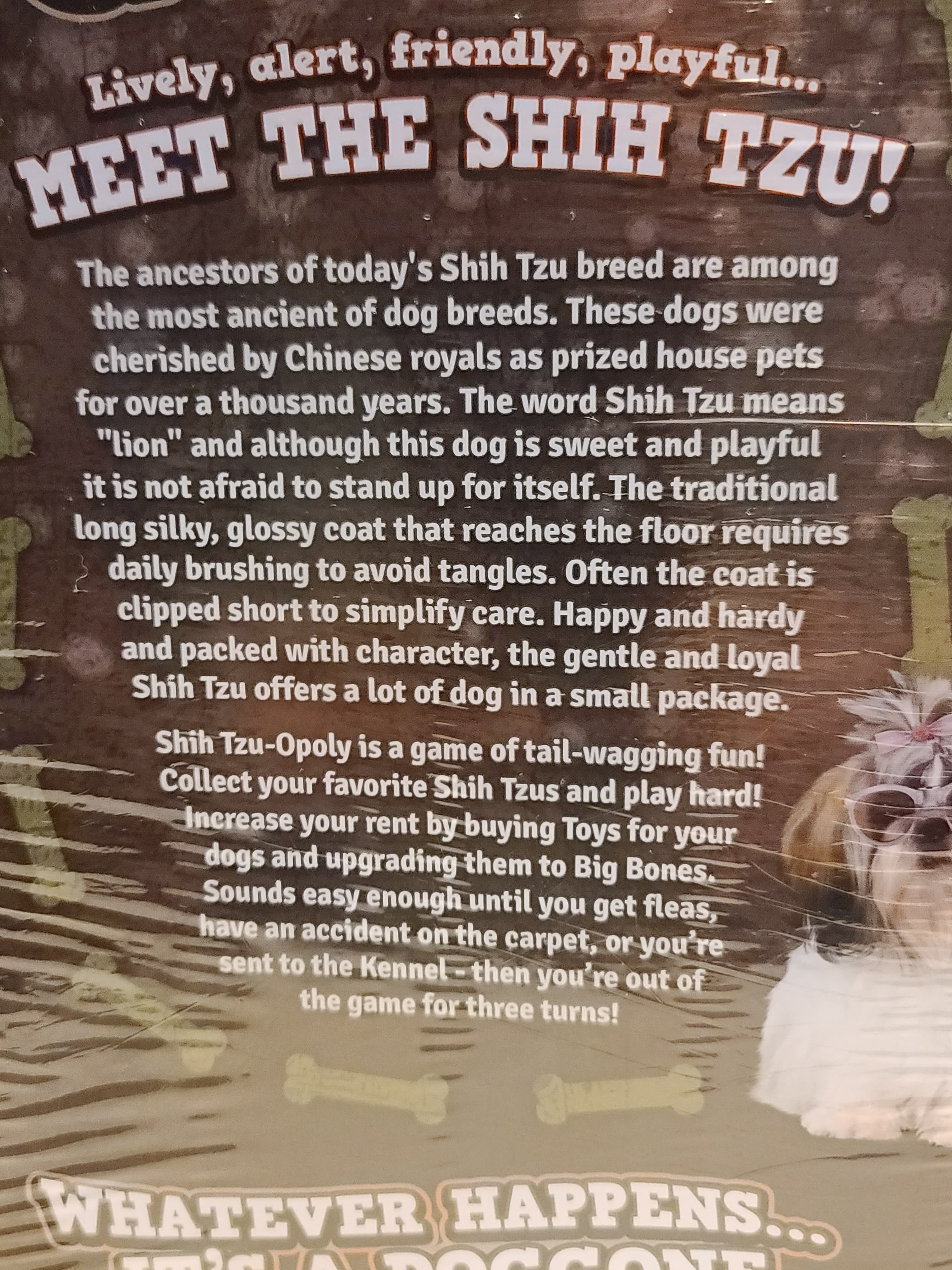 Late For The Sky Shih-tzu-Opoly Dog Themed Board Game - Thumbnail 2