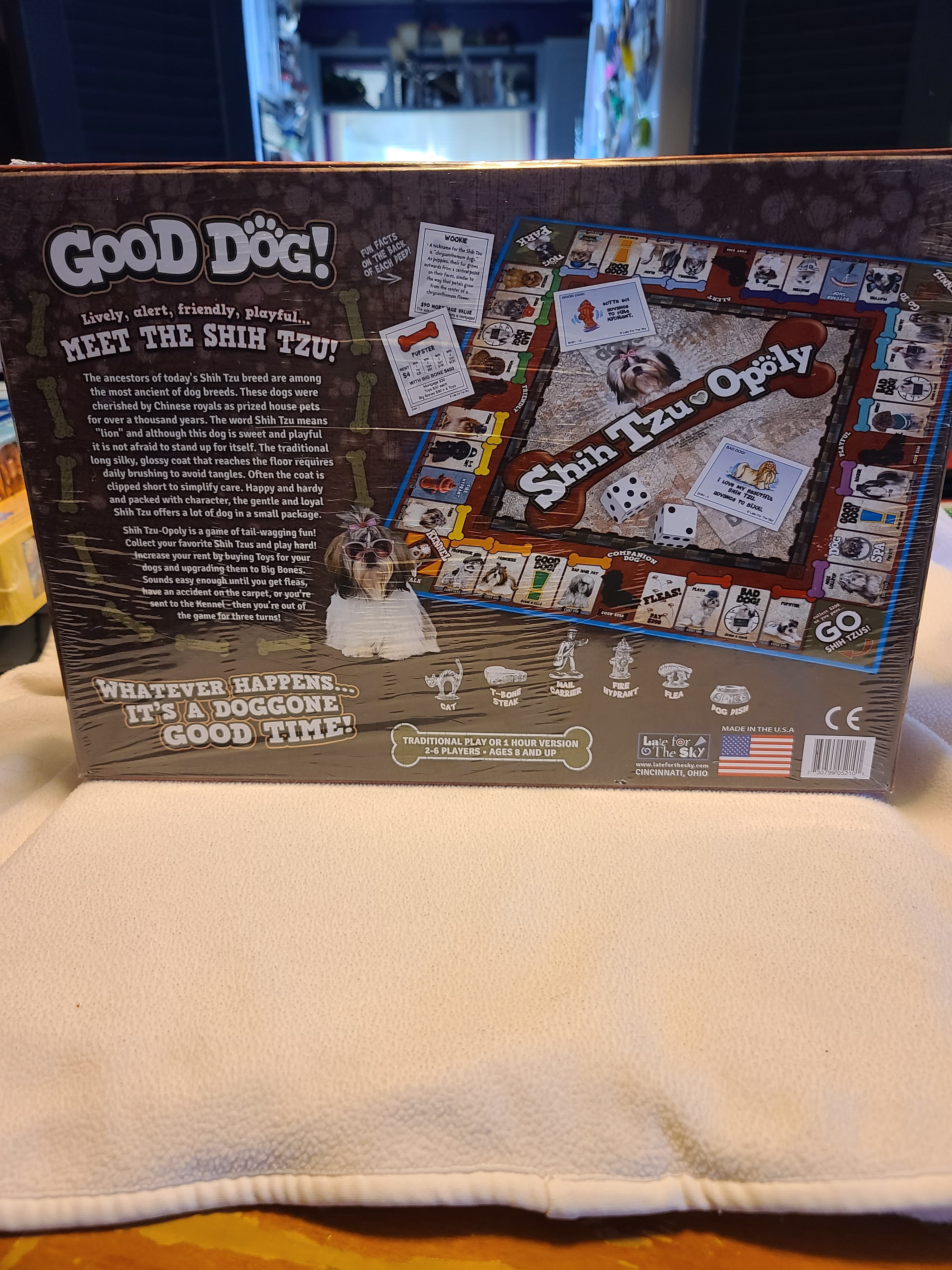 Late For The Sky Shih-tzu-Opoly Dog Themed Board Game - Thumbnail 5
