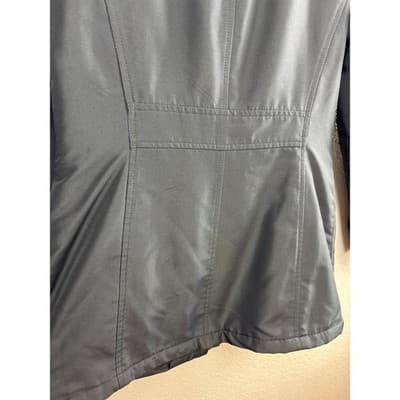 Oscar de la Renta Black Outdoor Waterproof Coat Size Small - Thumbnail 10