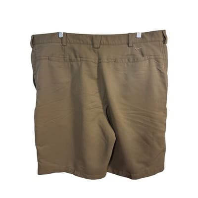 Nike Fit Dri Golf Sports Brown Knee Shorts Size 40 - Thumbnail 2