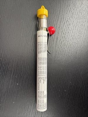 Vtg Chaney Institute Acu-rite Glass Thermometer Deep Fry Candy Jelly Made in USA
