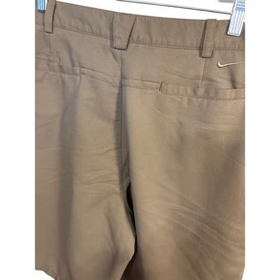 Nike Fit Dri Golf Sports Brown Knee Shorts Size 40 - Thumbnail 3