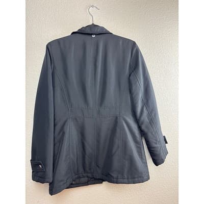 Oscar de la Renta Black Outdoor Waterproof Coat Size Small - Thumbnail 7