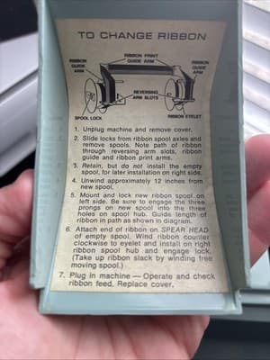 Vintage Remington Sperry Rand electric adding machine, 1950s or 1960s. Working - Thumbnail 5