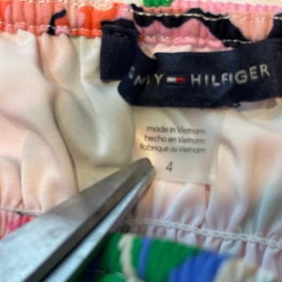 Tommy Hilfiger Pink and Blue Floral Long Sundress Size 4 - Thumbnail 6
