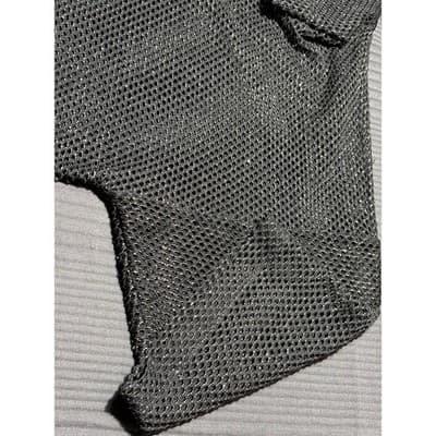 VTG 90s Catalina Black/Gold Mesh Hoodie Top Indie Punk Goth Grunge fairy Witchy - Thumbnail 8