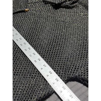 VTG 90s Catalina Black/Gold Mesh Hoodie Top Indie Punk Goth Grunge fairy Witchy - Thumbnail 7