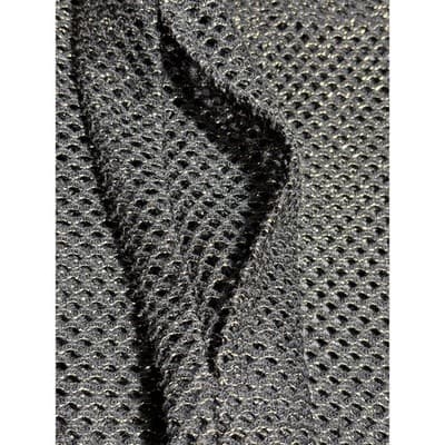VTG 90s Catalina Black/Gold Mesh Hoodie Top Indie Punk Goth Grunge fairy Witchy - Thumbnail 5