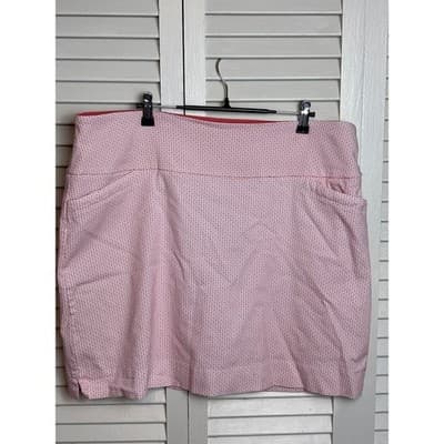 S.C. & CO. Coral Print 360 Tummy Control Athletic Skort Skirt Women's Size XXL